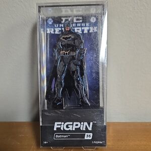 FiGPiN Batman Black Action Figure Pin